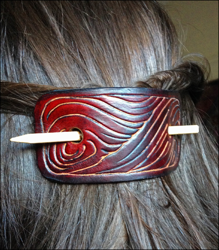 hair slide in use